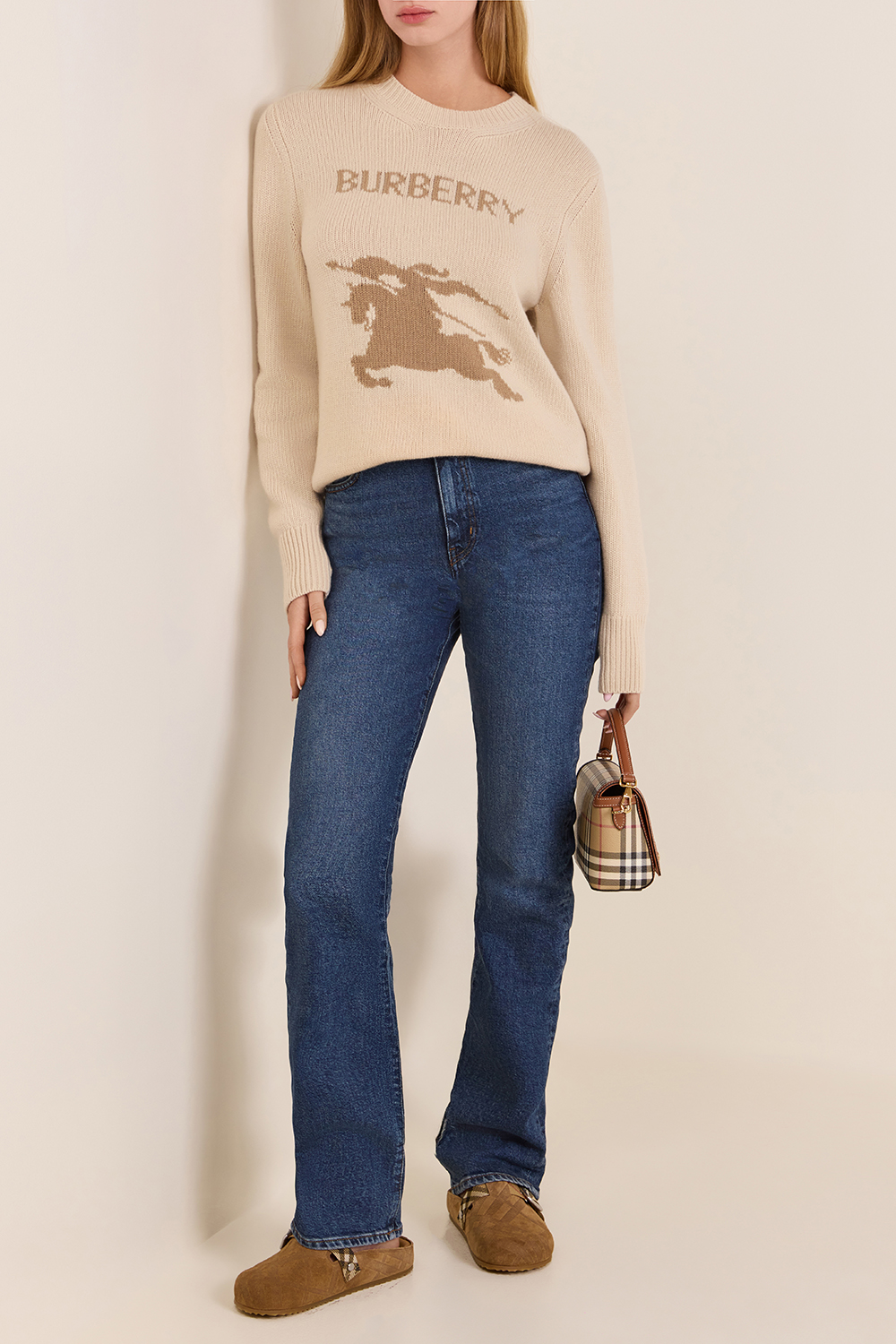 מכנסי ג'ינס בגזרה ישרה